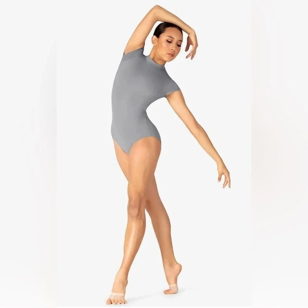 Baltogs leotard tank charcoal/gray color, size CS NWT dance dancewear
